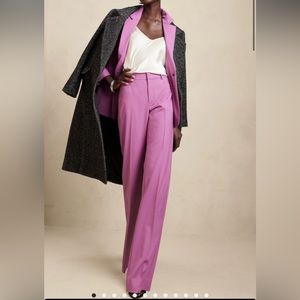 Banana Republic SIENA STRAIGHT ITALIAN WOOL PANT